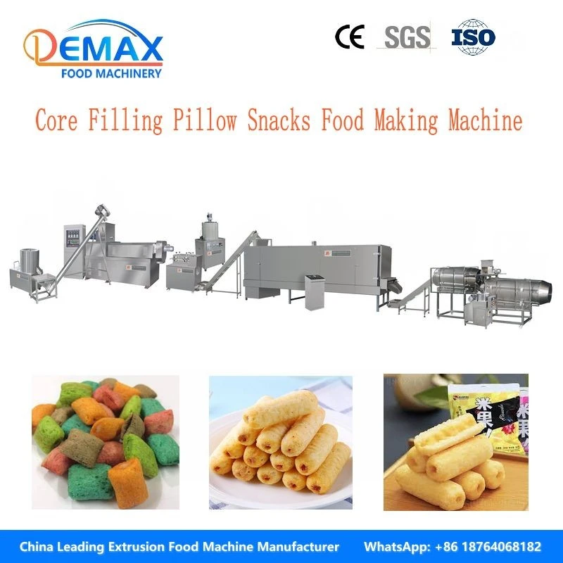 Pillow Type Filled Snack Extruder