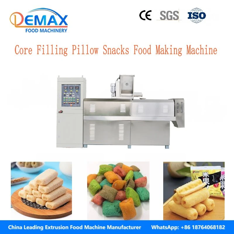 Core Filling Pillow Snacks Food Making Machine