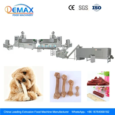 Demax Single Screw Pet Chew Extruder | High Efficiency Dental Stick Making Machine